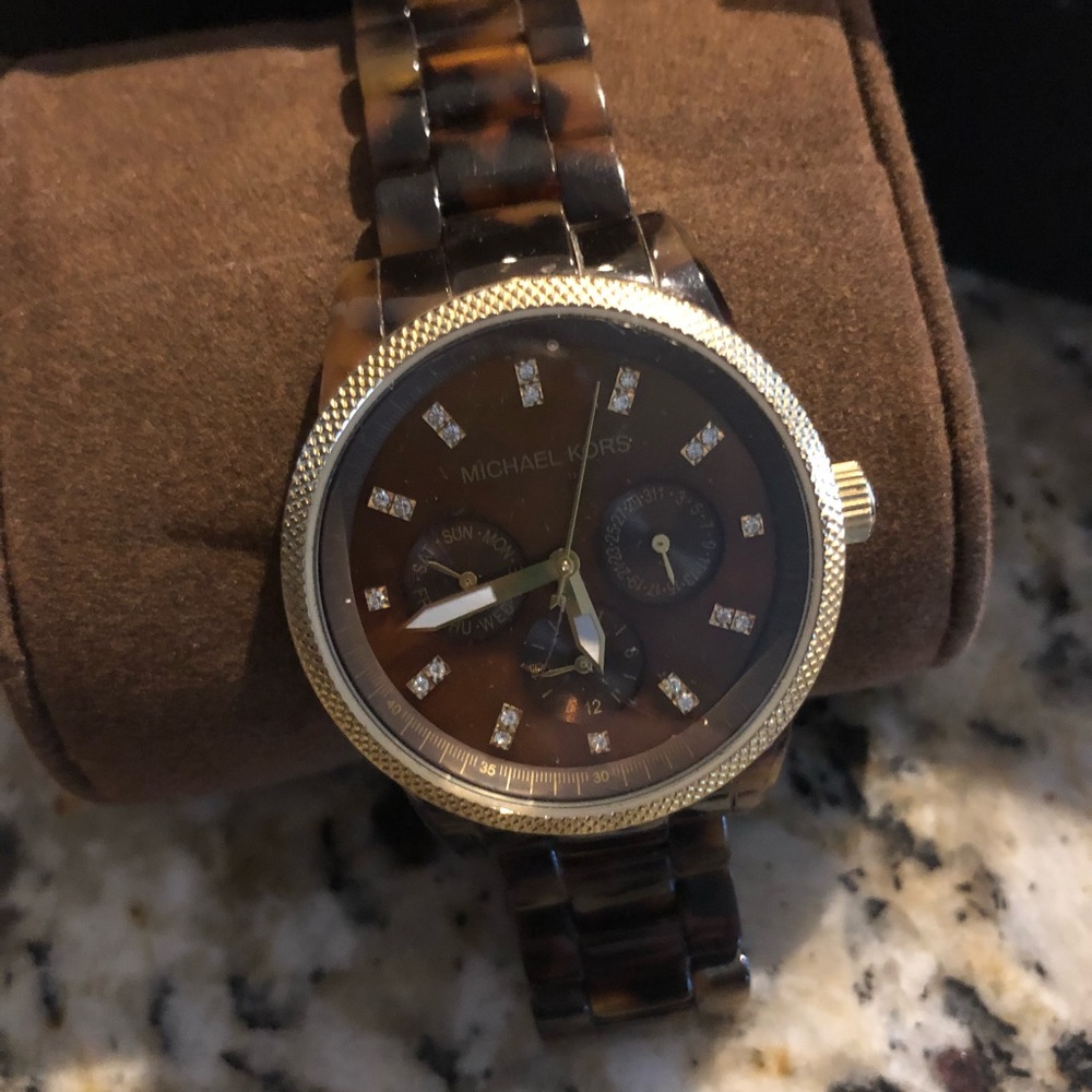Women’s Michael Kors Tortoise Shell watch